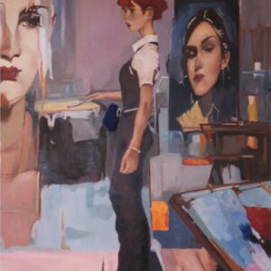 Jessica in the studio scaled