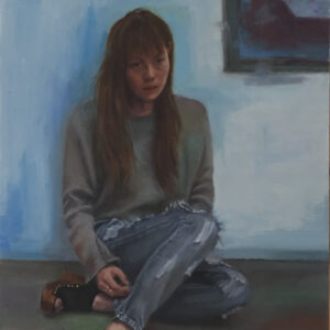 Alex sitting on the floor